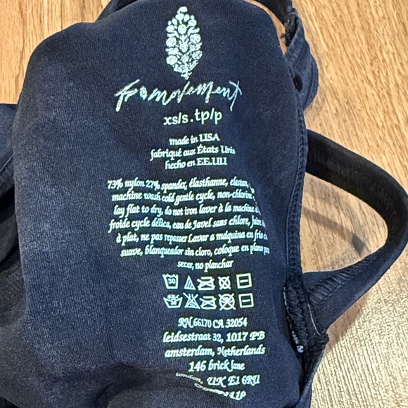 Free People Good Karma Onesie XS/S Black Sleeveless Jumpsuit - Picture 8 of 8